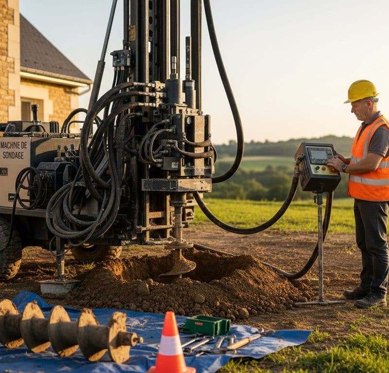 Forage géothermique vertical prix : Guide complet des coûts et aides en 2026