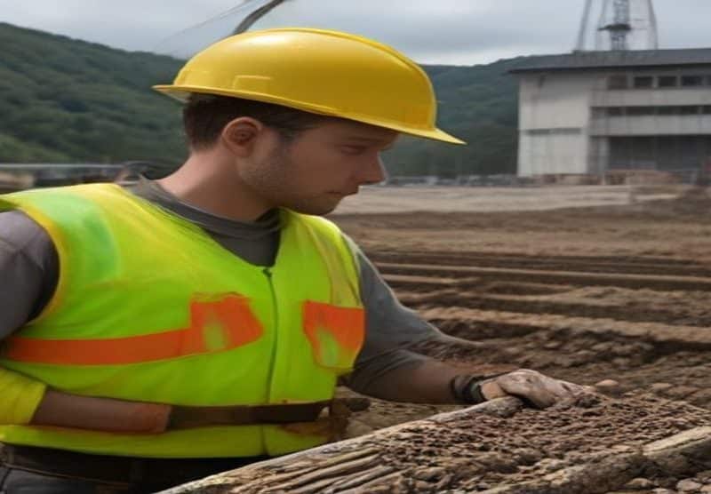 Sondage géotechnique sur un chantier en Seine-Maritime pour une étude de sol